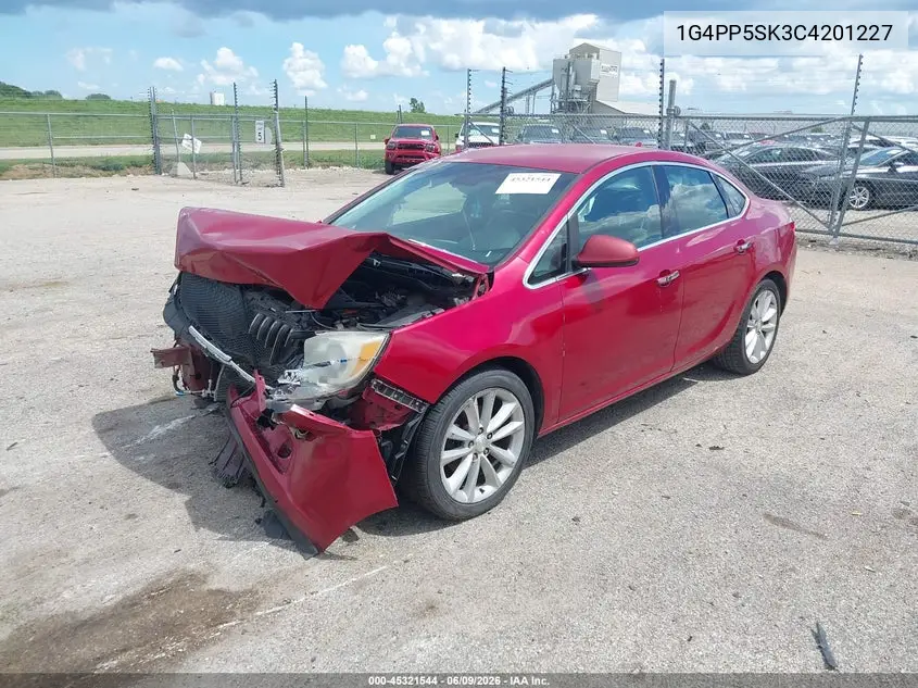 2012 Buick Verano VIN: 1G4PP5SK3C4201227 Lot: 45321544