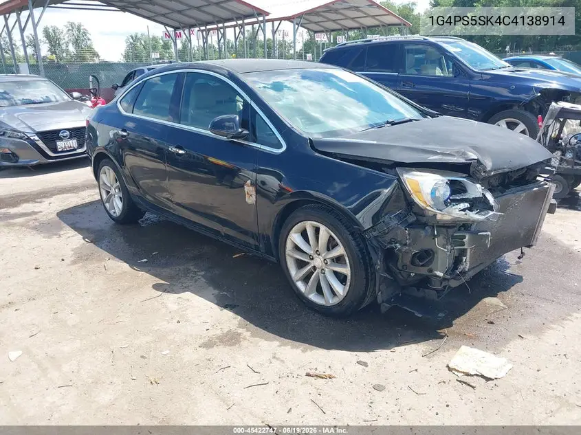 2012 Buick Verano Leather Group VIN: 1G4PS5SK4C4138914 Lot: 45422747
