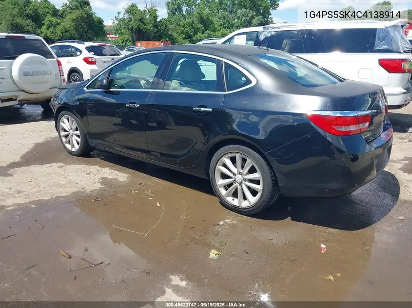 2012 Buick Verano Leather Group VIN: 1G4PS5SK4C4138914 Lot: 45422747