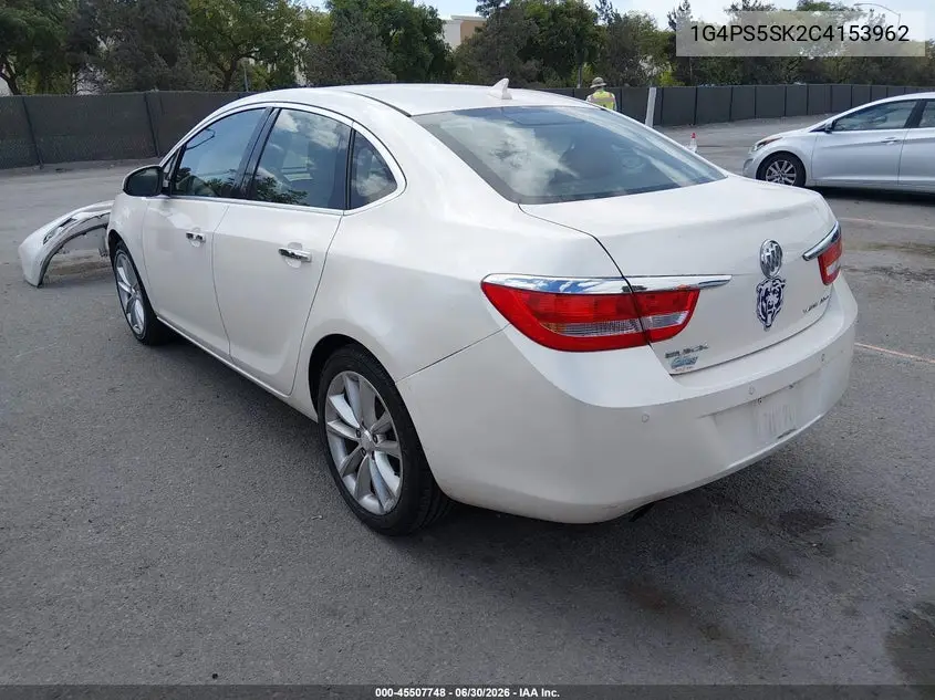 2012 Buick Verano Leather Group VIN: 1G4PS5SK2C4153962 Lot: 45507748
