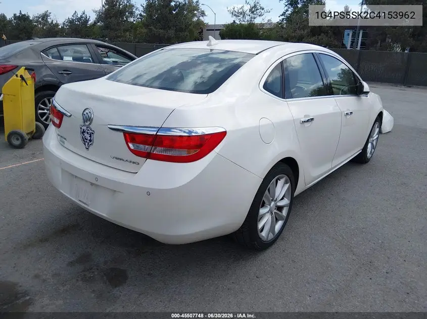 2012 Buick Verano Leather Group VIN: 1G4PS5SK2C4153962 Lot: 45507748