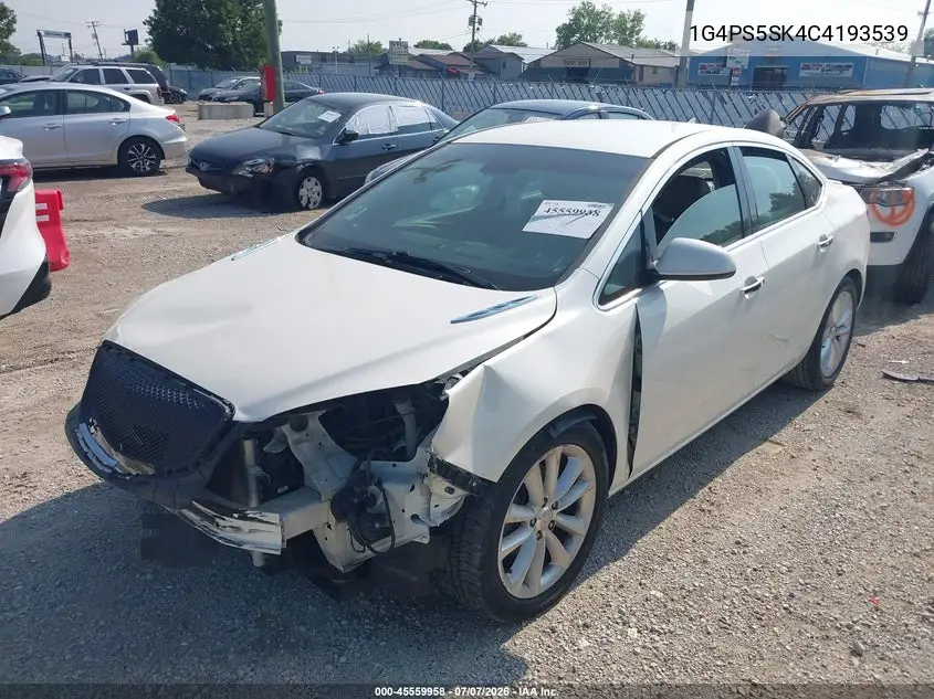 2012 Buick Verano Leather Group VIN: 1G4PS5SK4C4193539 Lot: 45559958