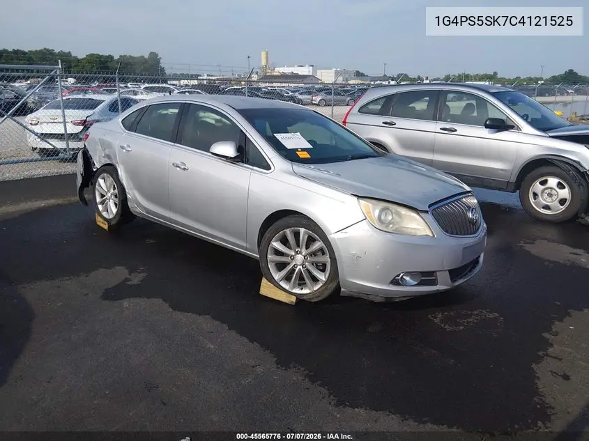 2012 Buick Verano Leather Group VIN: 1G4PS5SK7C4121525 Lot: 45565776