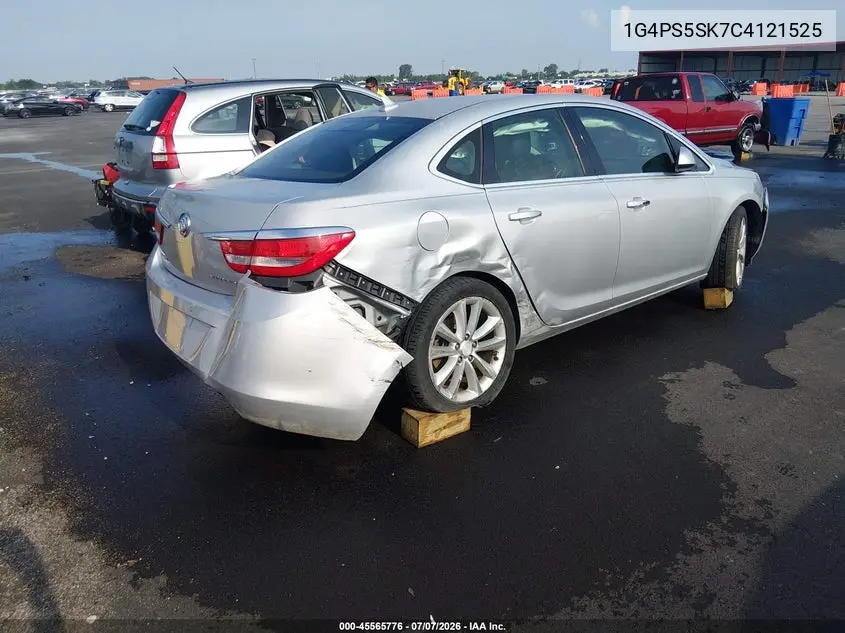 2012 Buick Verano Leather Group VIN: 1G4PS5SK7C4121525 Lot: 45565776