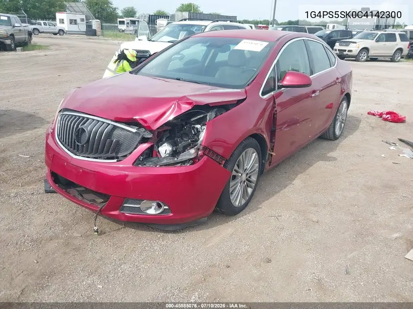 2012 Buick Verano Leather Group VIN: 1G4PS5SK0C4142300 Lot: 45585076