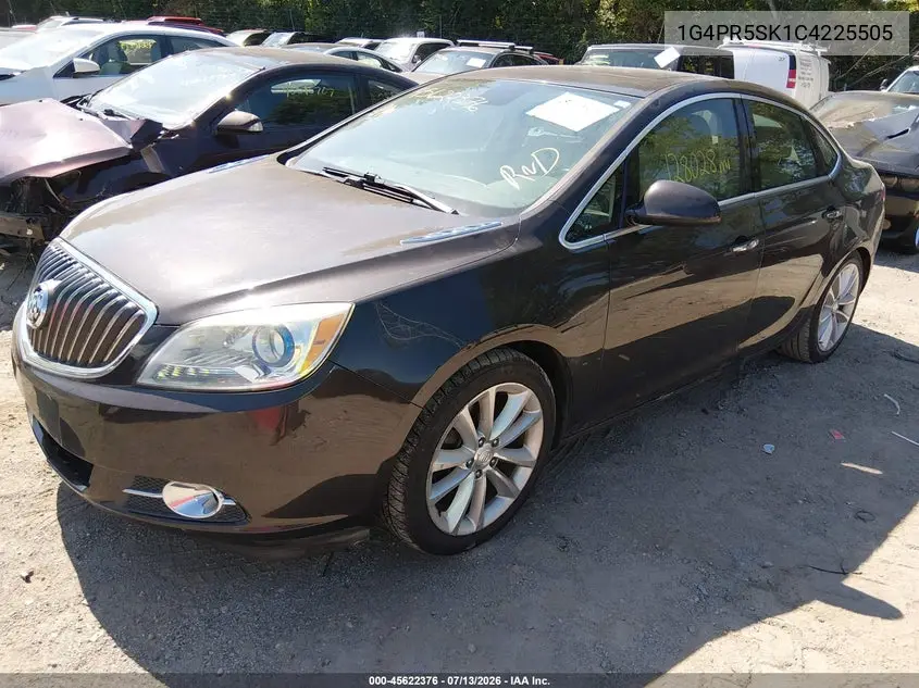 2012 Buick Verano Convenience Group VIN: 1G4PR5SK1C4225505 Lot: 45622376