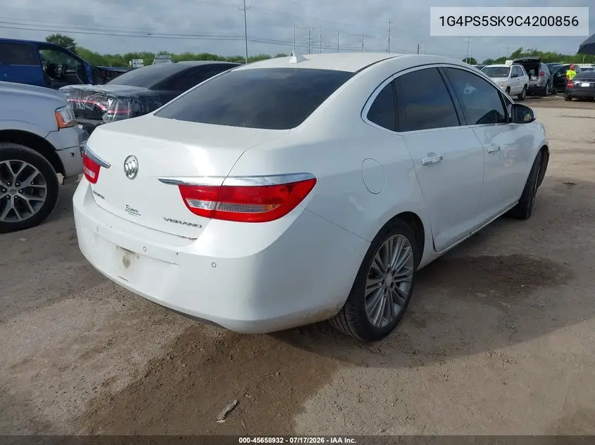2012 Buick Verano Leather Group VIN: 1G4PS5SK9C4200856 Lot: 45658932