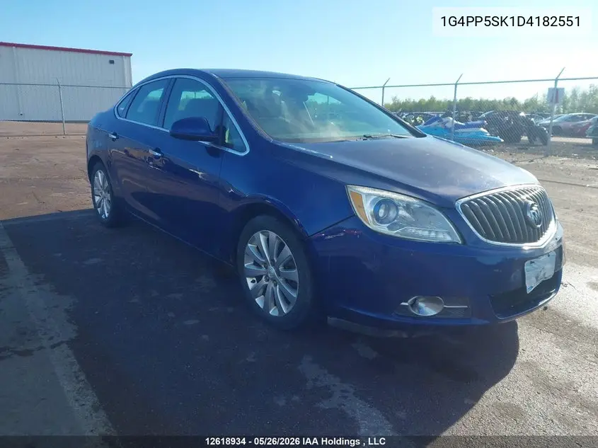 2013 Buick Verano VIN: 1G4PP5SK1D4182551 Lot: 12618934x