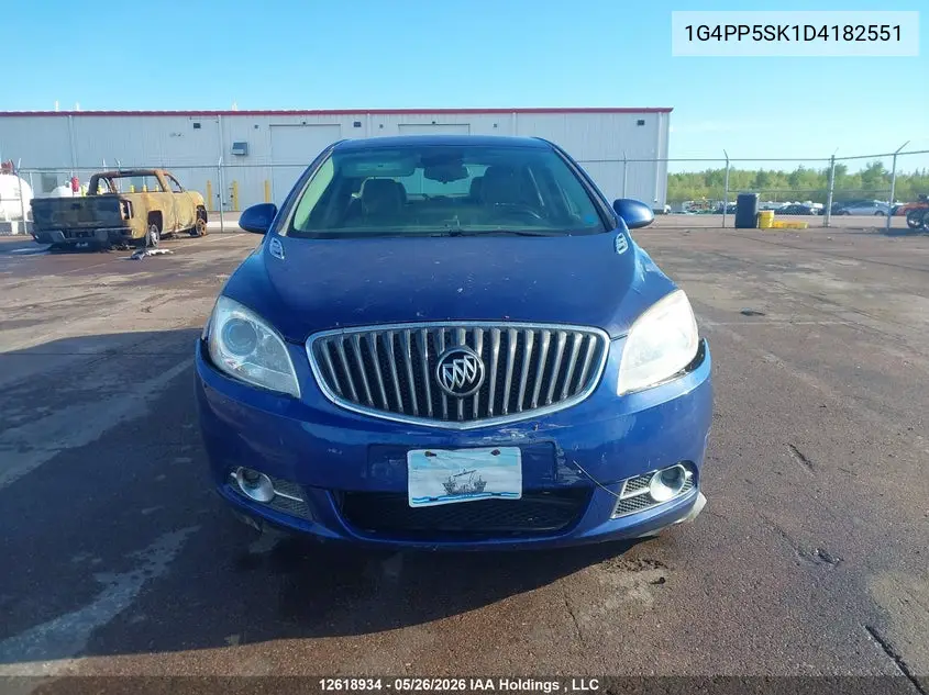 2013 Buick Verano VIN: 1G4PP5SK1D4182551 Lot: 12618934x