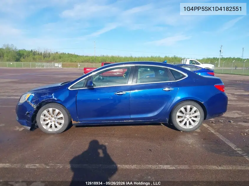 2013 Buick Verano VIN: 1G4PP5SK1D4182551 Lot: 12618934x