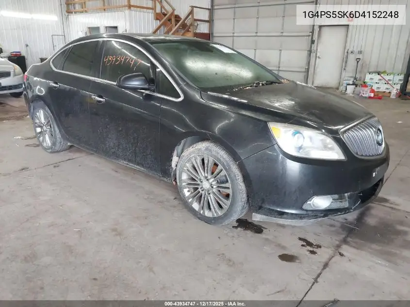 1G4PS5SK6D4152248 2013 Buick Verano Leather Group