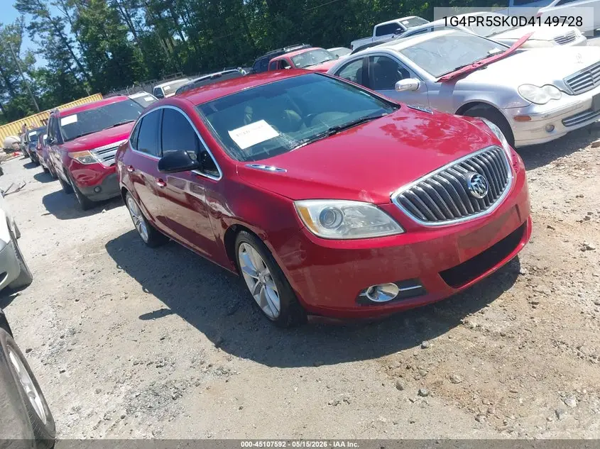 2013 Buick Verano Convenience Group VIN: 1G4PR5SK0D4149728 Lot: 45107592