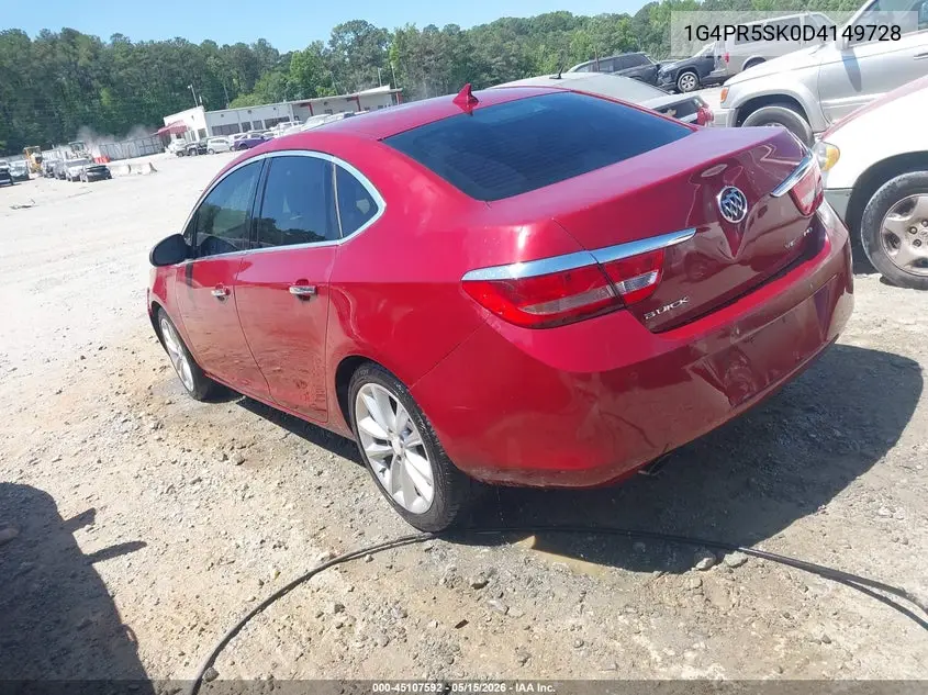 2013 Buick Verano Convenience Group VIN: 1G4PR5SK0D4149728 Lot: 45107592