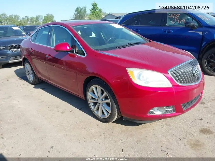 2013 Buick Verano Leather Group VIN: 1G4PS5SK1D4208726 Lot: 45218259