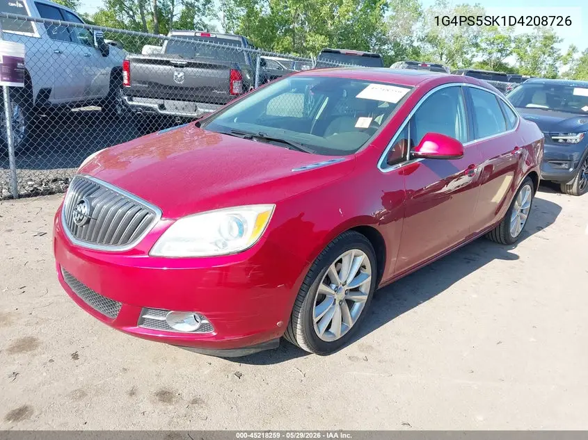 2013 Buick Verano Leather Group VIN: 1G4PS5SK1D4208726 Lot: 45218259