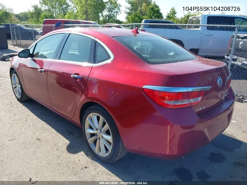 2013 Buick Verano Leather Group VIN: 1G4PS5SK1D4208726 Lot: 45218259
