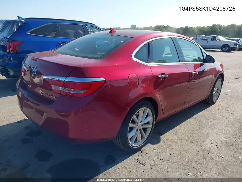 2013 Buick Verano Leather Group VIN: 1G4PS5SK1D4208726 Lot: 45218259