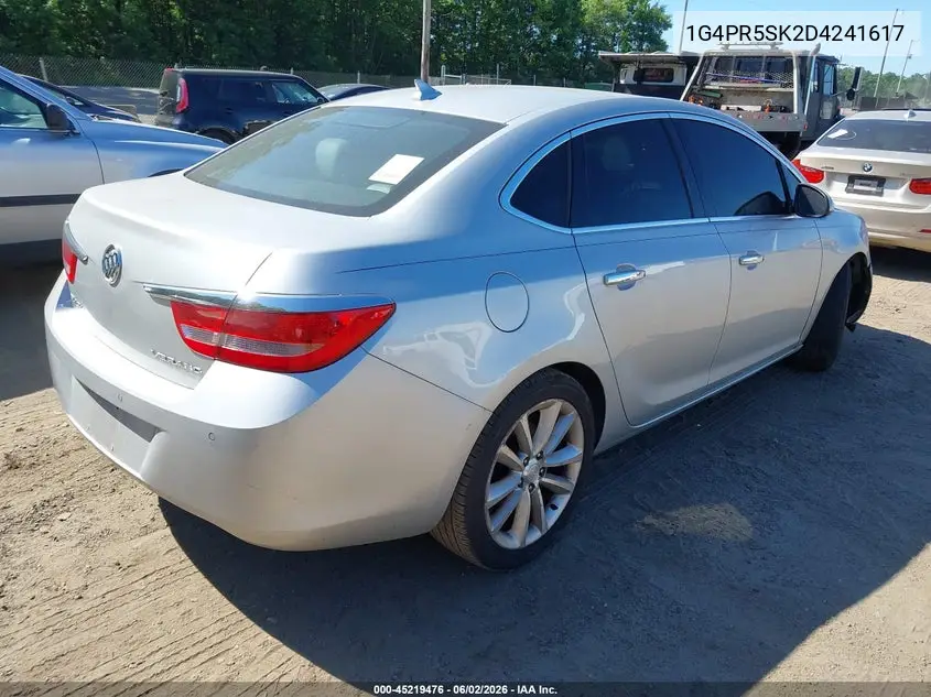2013 Buick Verano Convenience Group VIN: 1G4PR5SK2D4241617 Lot: 45219476