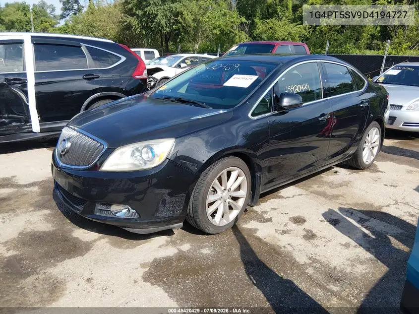 2013 Buick Verano Premium Group VIN: 1G4PT5SV9D4194727 Lot: 45420429