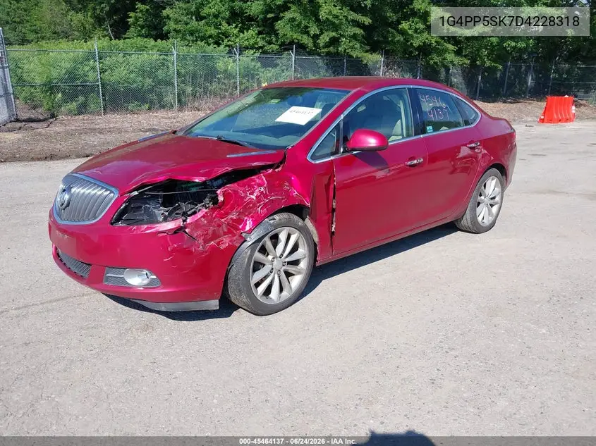 2013 Buick Verano VIN: 1G4PP5SK7D4228318 Lot: 45464137