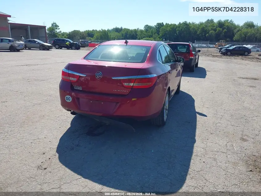 2013 Buick Verano VIN: 1G4PP5SK7D4228318 Lot: 45464137