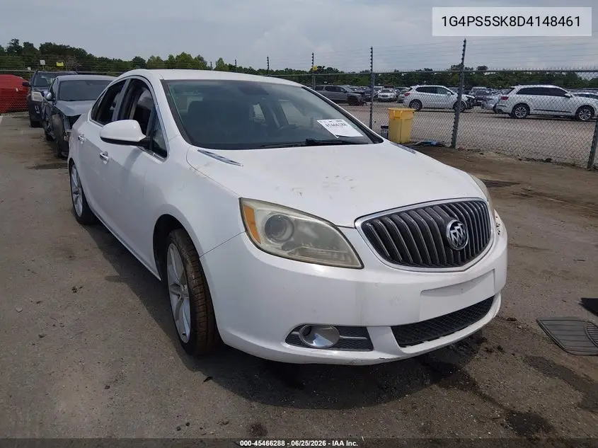 2013 Buick Verano Leather Group VIN: 1G4PS5SK8D4148461 Lot: 45466288