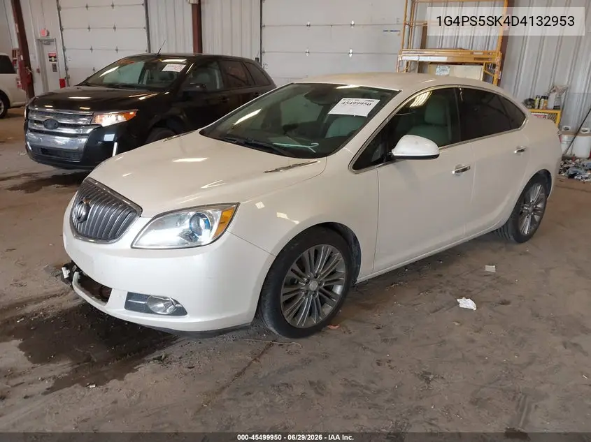 2013 Buick Verano Leather Group VIN: 1G4PS5SK4D4132953 Lot: 45499950