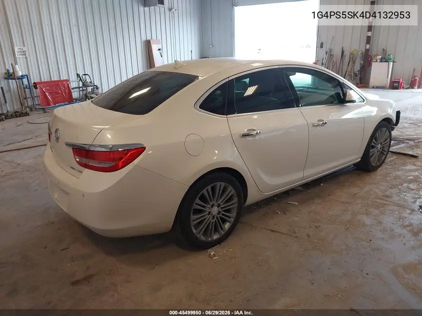 2013 Buick Verano Leather Group VIN: 1G4PS5SK4D4132953 Lot: 45499950