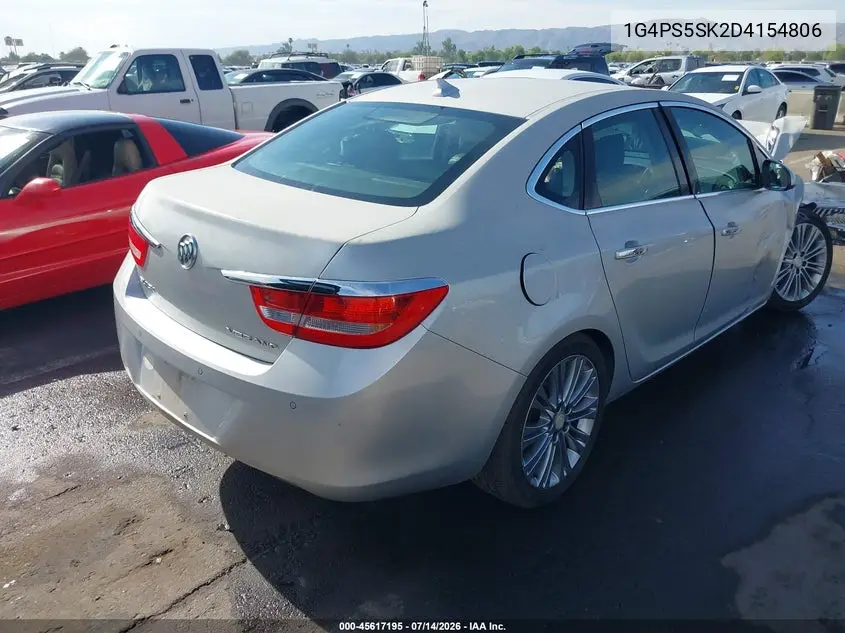 2013 Buick Verano Leather Group VIN: 1G4PS5SK2D4154806 Lot: 45617195