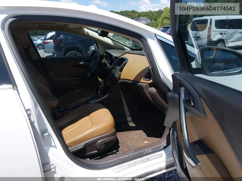 2013 Buick Verano Leather Group VIN: 1G4PS5SK6D4174542 Lot: 45655483