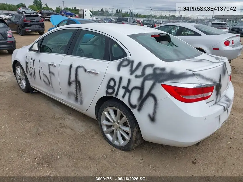 2014 Buick Verano Convenience VIN: 1G4PR5SK3E4137042 Lot: 30091751