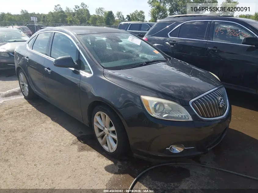 2014 Buick Verano Convenience Group VIN: 1G4PR5SK3E4200091 Lot: 45330382