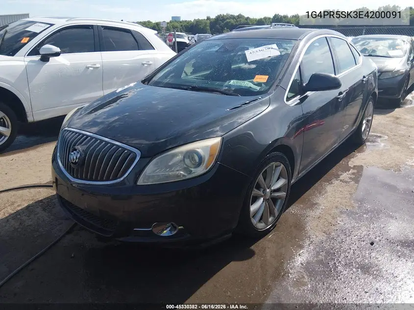 2014 Buick Verano Convenience Group VIN: 1G4PR5SK3E4200091 Lot: 45330382