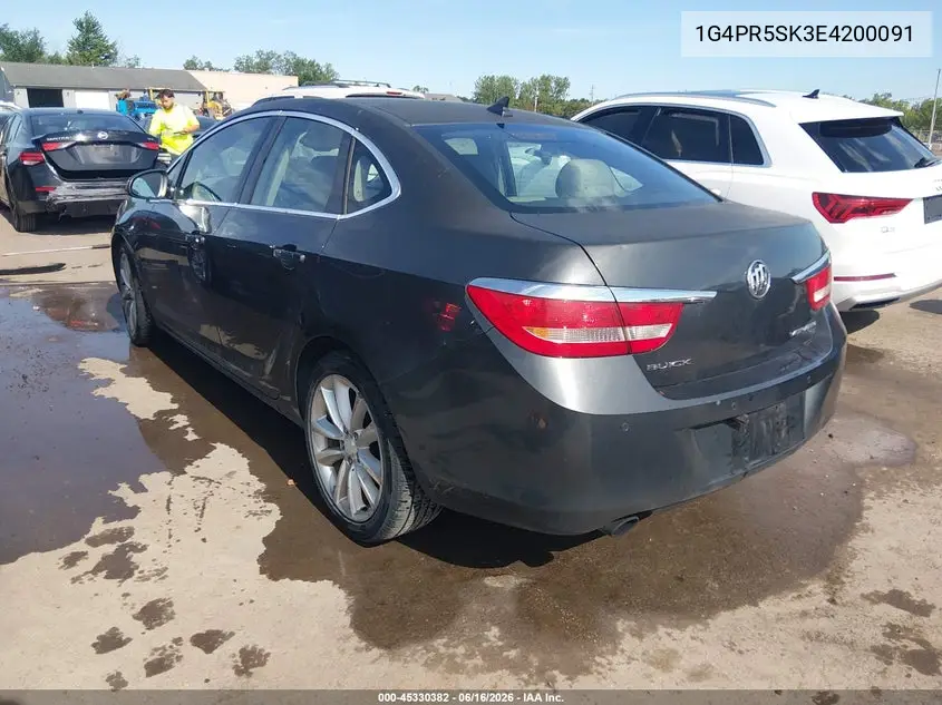 2014 Buick Verano Convenience Group VIN: 1G4PR5SK3E4200091 Lot: 45330382
