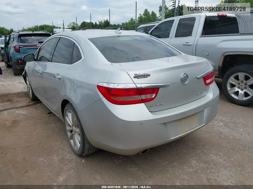 2014 Buick Verano Convenience Group VIN: 1G4PR5SK0E4189728 Lot: 45351646