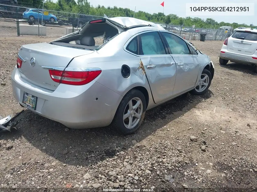 2014 Buick Verano VIN: 1G4PP5SK2E4212951 Lot: 45442642