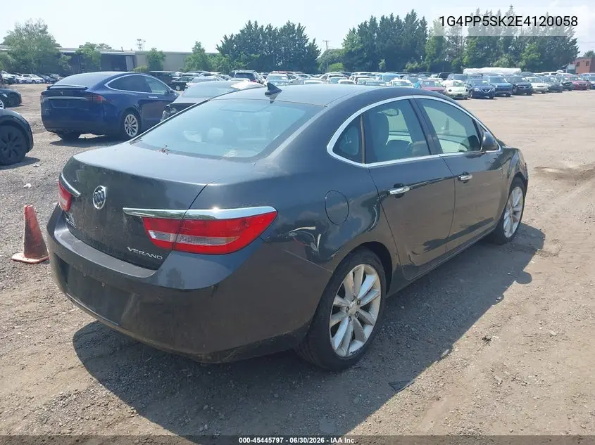 2014 Buick Verano VIN: 1G4PP5SK2E4120058 Lot: 45445797