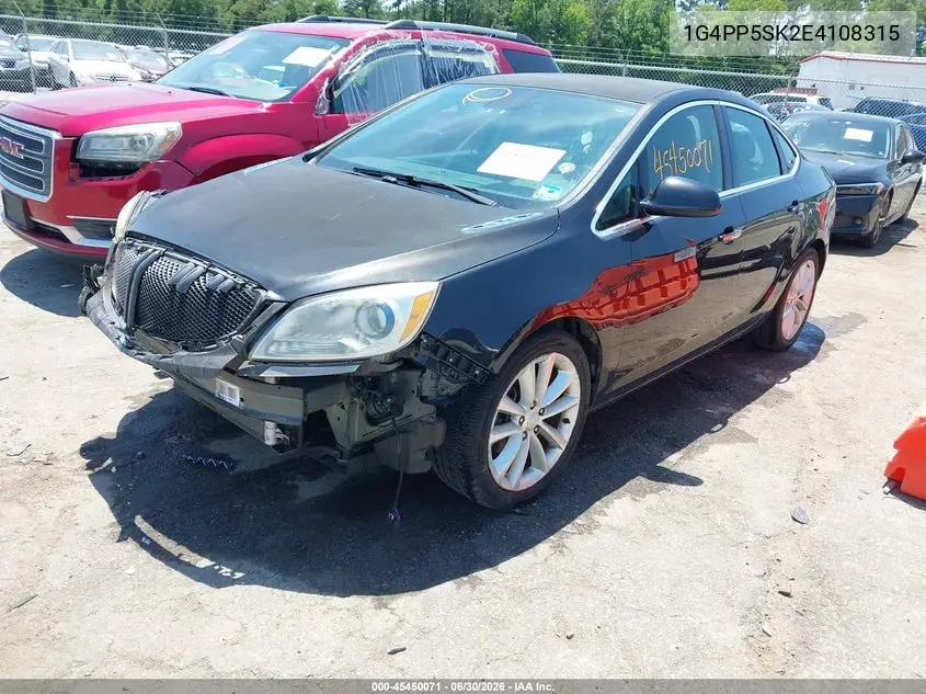 2014 Buick Verano VIN: 1G4PP5SK2E4108315 Lot: 45450071