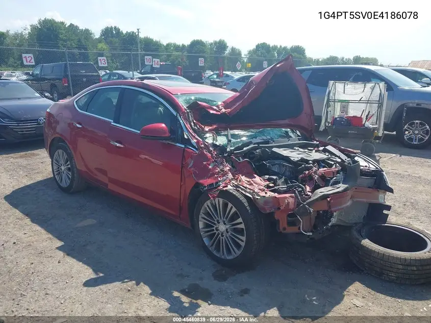 2014 Buick Verano Premium Group VIN: 1G4PT5SV0E4186078 Lot: 45460839