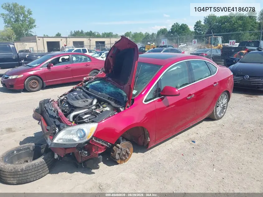 2014 Buick Verano Premium Group VIN: 1G4PT5SV0E4186078 Lot: 45460839