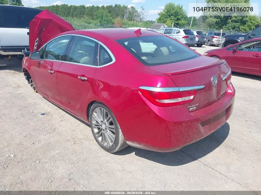 2014 Buick Verano Premium Group VIN: 1G4PT5SV0E4186078 Lot: 45460839