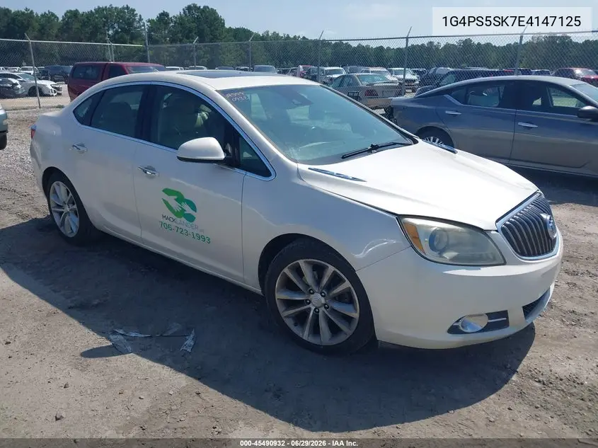 2014 Buick Verano Leather Group VIN: 1G4PS5SK7E4147125 Lot: 45490932