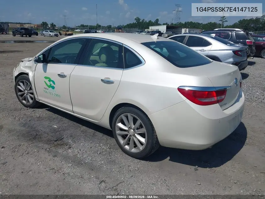 2014 Buick Verano Leather Group VIN: 1G4PS5SK7E4147125 Lot: 45490932