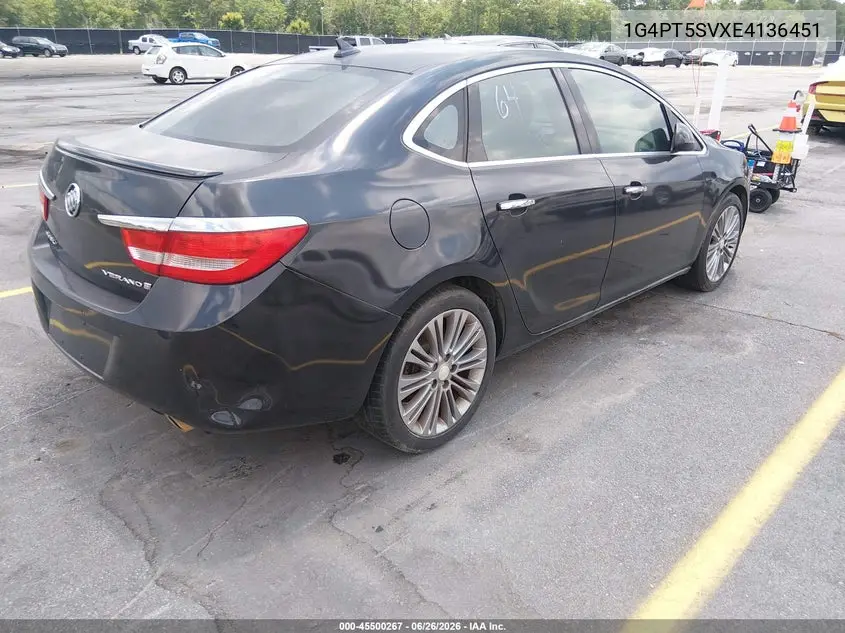 2014 Buick Verano Premium Group VIN: 1G4PT5SVXE4136451 Lot: 45500267