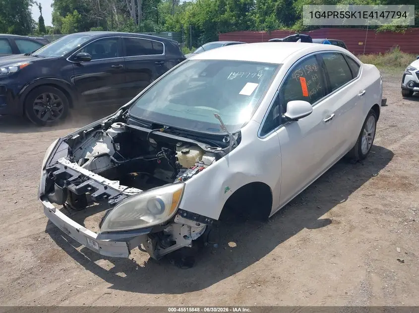 2014 Buick Verano Convenience Group VIN: 1G4PR5SK1E4147794 Lot: 45515848