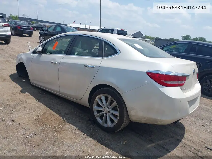 2014 Buick Verano Convenience Group VIN: 1G4PR5SK1E4147794 Lot: 45515848