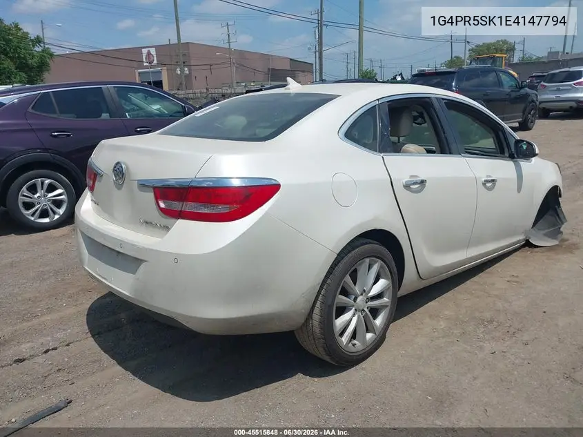 2014 Buick Verano Convenience Group VIN: 1G4PR5SK1E4147794 Lot: 45515848