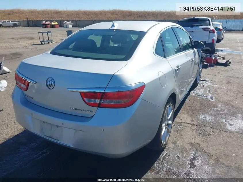2014 Buick Verano Convenience Group VIN: 1G4PR5SK8E4141751 Lot: 45521538