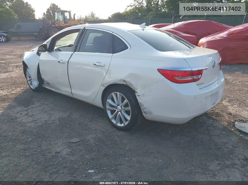 2014 Buick Verano Convenience Group VIN: 1G4PR5SK6E4117402 Lot: 45527871