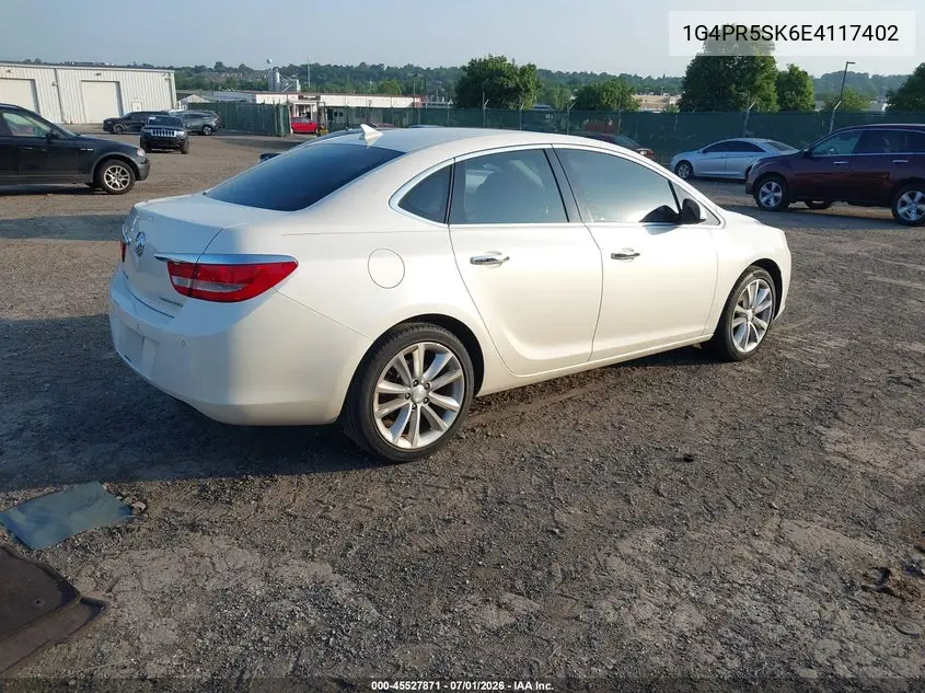 2014 Buick Verano Convenience Group VIN: 1G4PR5SK6E4117402 Lot: 45527871